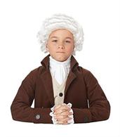Colonial Man Child Costume Wig