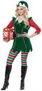 Womens Festive Elf Costume