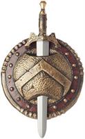 Spartan Combat Shield and Sword Costume Accessory Set