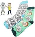 Rick and Morty Enamel Pin and Sock Bundle