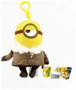 Minion Movie 5" Clip On Plush: Winter Minion (1 Eye)