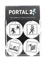 Portal 2 4-Piece Magnet Set