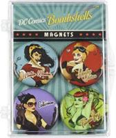 DC Comics Bombshells Magnet 4-Pack