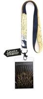 Game of Thrones Iron Throne Lanyard w/ PVC Charm