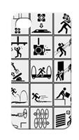 Portal 2 Iphone 4 Chamber Squares Phone Case