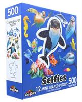 Ocean Selfies Collection of 12 Mini Shaped Puzzles | 500 Pieces Total