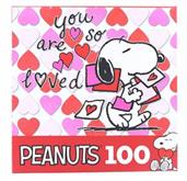 Peanuts Valentines Day 100 Piece Jigsaw Puzzle