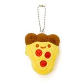 Pizza Plush Charm Keychain
