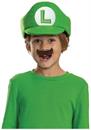 Super Mario Bros. Luigi Hat and Mustache Child Costume Kit
