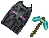 Minecraft Pickaxe and Cape Child Accessory Set