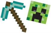 Minecraft Pickaxe and Mask Child Accessory Set