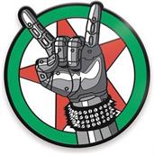 Cyberpunk 2077 Johnny Silverhand Logo 2 Inch Enamel Magnet