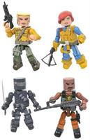 GI Joe Minimates Series 1 Box Set | Snake Eyes, Scarlett, Duke, Roadblock