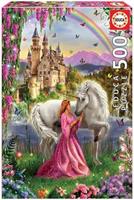 Fairy and Unicorn 500 Piece Jigsaw Puzzle