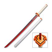 Demon Slayer Kyojuro Rengoku 40.5 Inch Foam Replica Samurai Sword