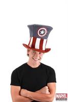 Captain America Costume Top Hat Adult