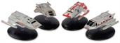 Eaglemoss Star Trek Shuttlecraft Replica Set 4 | Passenger, Warrant, Short-Range, Medical | US Release