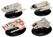 Eaglemoss Star Trek Shuttlecraft Replica Set 4 | Passenger, Warrant, Short-Range, Medical | UK Release