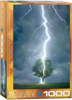 Lighting Striking Tree 1000 Piece Jigsaw Puzzle