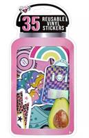 Fashion Angels Reusable Vinyl Sticker Pack | Vibes