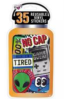 Fashion Angels Reusable Vinyl Sticker Pack | Gamer