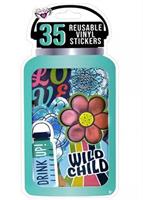 Fashion Angels Reusable Vinyl Sticker Pack | Eco Retro