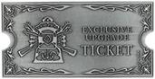 Resident Evil 4 Metal Exclusive Upgrade Ticket
