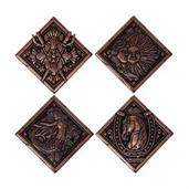 Resident Evil Village Replica House Crest Medallion Set