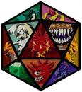Dungeons & Dragons D20 Die Metal Medallion