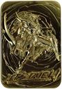 Yu-Gi-Oh! Limited Edition 24k Gold Plated Black Luster Soldier Metal Card