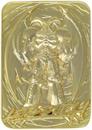 Yu-Gi-Oh! Limited Edition 24k Gold Plated Summoned Skull Metal Card
