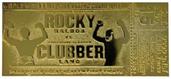 Rocky III Limited Edition 24k Gold Plated Fight Ticket