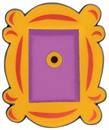 Friends Peephole Frame Limited Edition Pin Badge