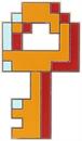 Legend of Zelda Diecast Metal 8-Bit Boss Key Replica