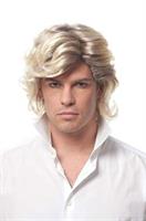 80&#39;s Icon Men&#39;s Costume Wig - Blonde