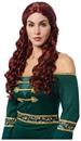 Emerald Queen Adult Auburn Costume Wig
