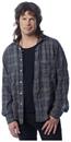 Hipster Mullet Adult Brown Costume Wig