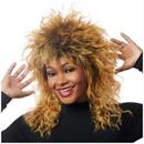 Queen Of Rock Mixed Brown Adult Costume Wig