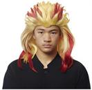 Fire Power Yellow & Red Adult Costume Anime Wig