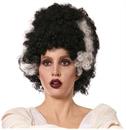 Bride of Frankenstein Adult Costume Wig | Black and White