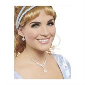 Teardrop Necklace and Earrings Adult Costume Jewelry