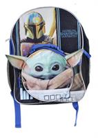 Star Wars The Mandalorian The Child 16 Inch Backpack w/ Lunch Kit