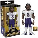 Baltimore Ravens NFL Funko Gold 12 Inch Vinyl Figure | Lamar Jackson Chase