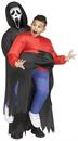 Scream Ghost Face Piggyback Inflatable Child Costume | One Size Fits Up to 14