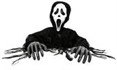 Ghost Face 12 Inch Grave Breaker Halloween Decor