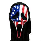 Ghost Face Patriotic Costume Mask