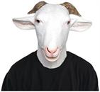 G.O.A.T Latex Adult Costume Mask | One Size Fits Most