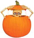 Light-Up Pumpkin Peeper Halloween Decor