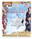 Silver Metal Costume Sheriff Badge Adult