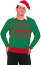 Ugly Christmas Humping Reindeer Adult Sweater
